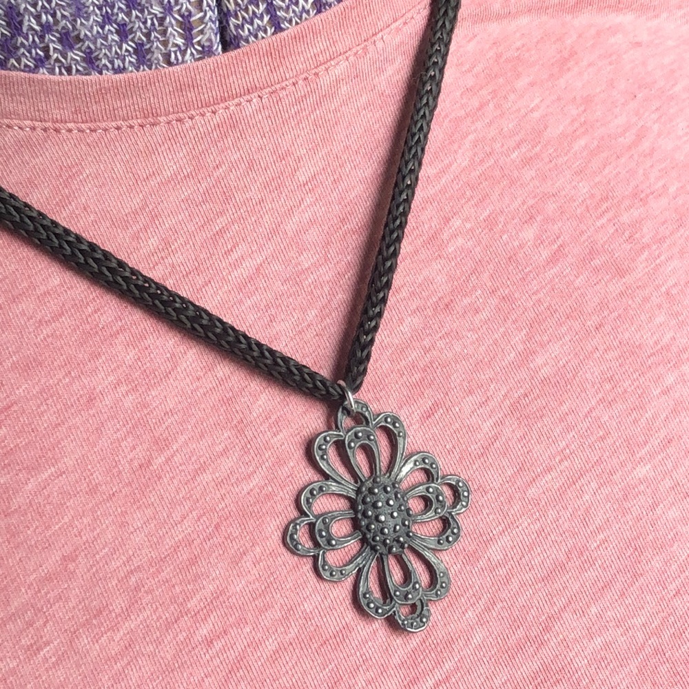 FREE w/$30 | Choker Necklace with Pewter Pendant